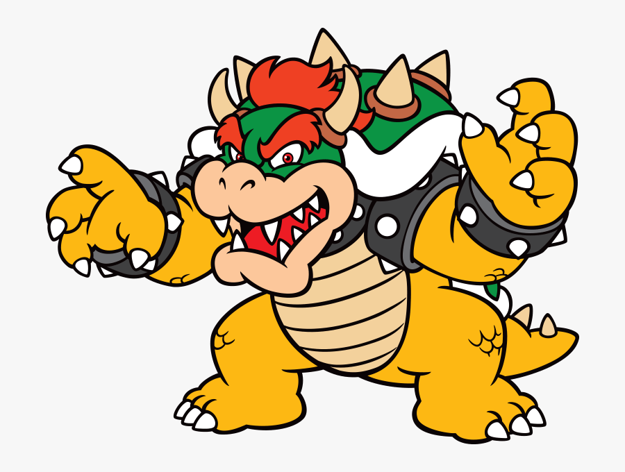 Bowser-2d Clipart , Png Download - Super Mario Fire Bowser, Transparent Clipart