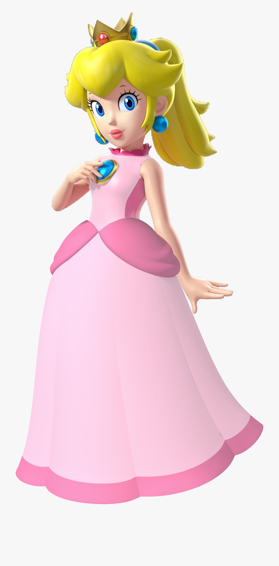 Super Mario Princesa Peach, Transparent Clipart
