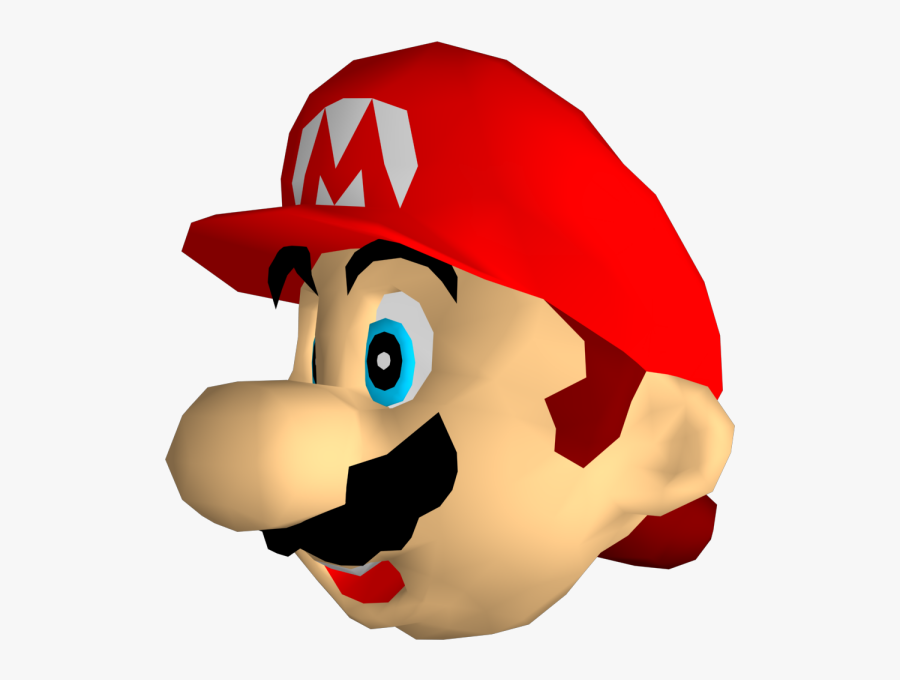 Mario Head Png - Mario 64 Head Png, Transparent Clipart