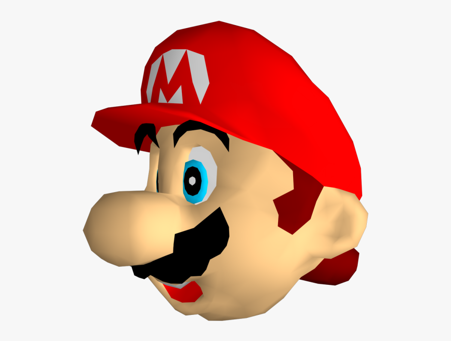 Mario Head Png Mario 64 Head Png Free Transparent Clipart Clipartkey - roblox mario head