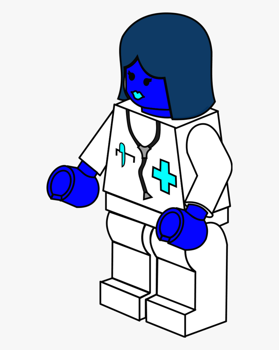 Doctor Female Lego - Lego Doctor Coloring Pages, Transparent Clipart