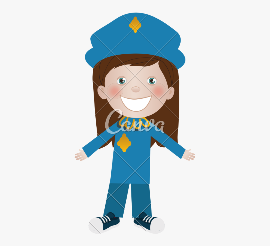 Boy Clipart Police Officer - Canva, Transparent Clipart
