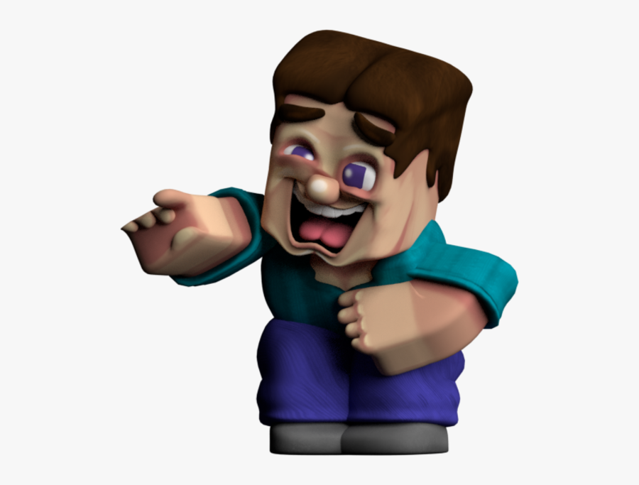 Steve Laughing Clipart , Png Download - Minecraft Steve Laughing, Transparent Clipart