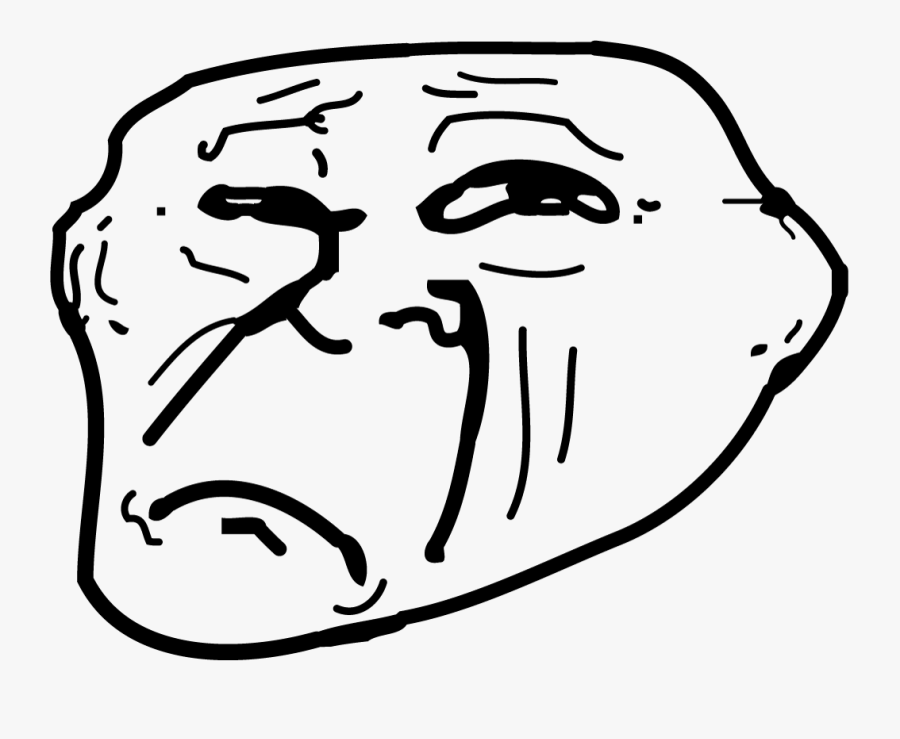 Disappointed Troll Rage Face - Sad Troll Face Png , Free Transparent ...