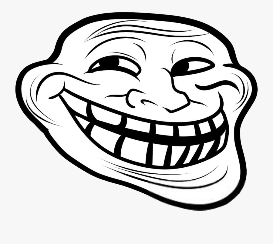 Trollface Png Transparent - Troll Face, Transparent Clipart