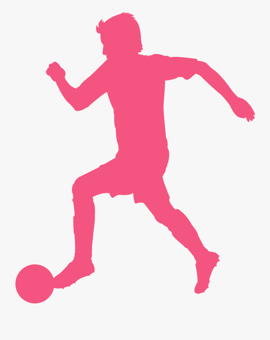 Green Silhouette Soccer, Transparent Clipart