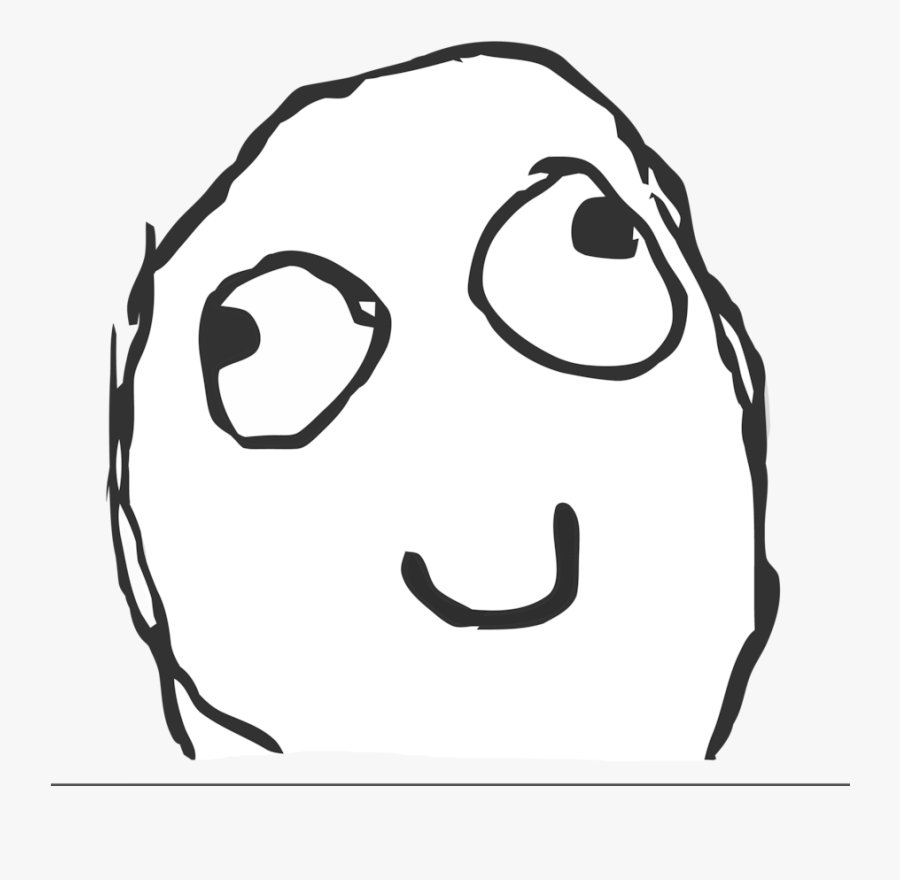 Youtube Film Smiley Rage Comic - Meme Derp Face Png , Free ...