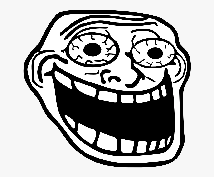 White Troll Face Transparent