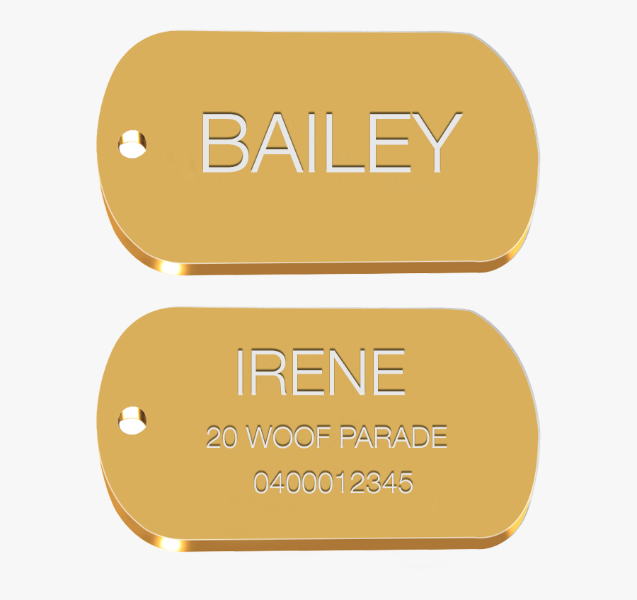 Personalized Retro Military Dog Tag - Skateboarding, Transparent Clipart