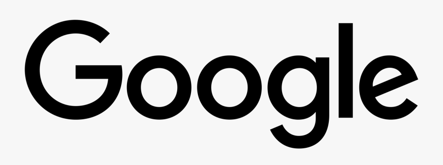 Vector Black Google Logo, Transparent Clipart