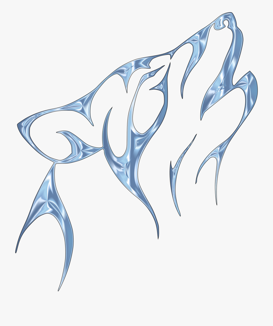 Transparent Ice Png Transparent - Wolf Tattoo, Transparent Clipart