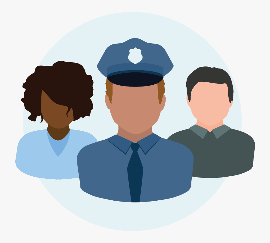 principled-policing-police-community-relations-clipart-free