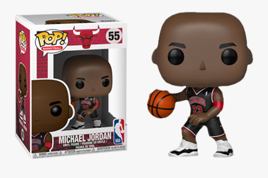Michael Jordan Chicago Bulls Black Uniform Us Exclusive - Michael Jordan Funko Pop Target, Transparent Clipart