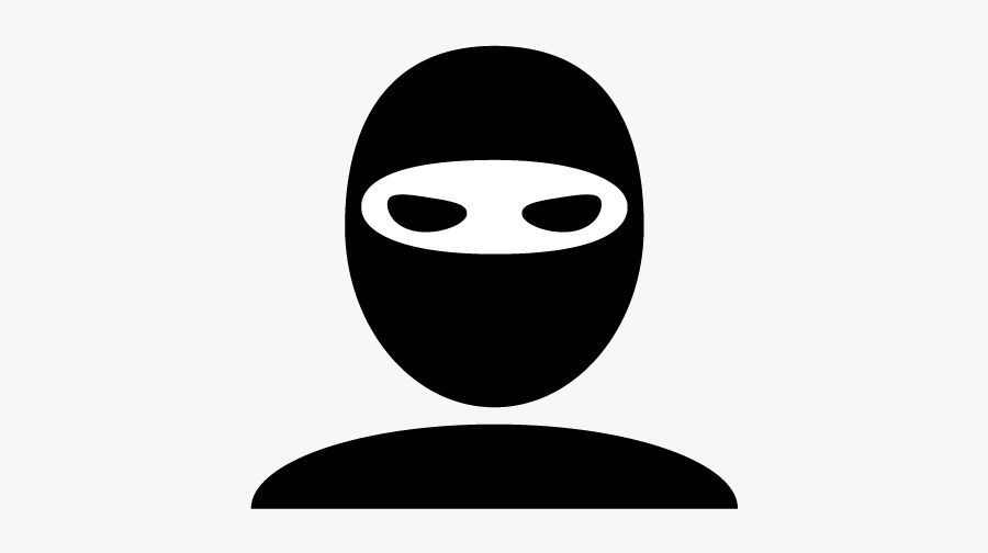 Robber Pictogram, Transparent Clipart