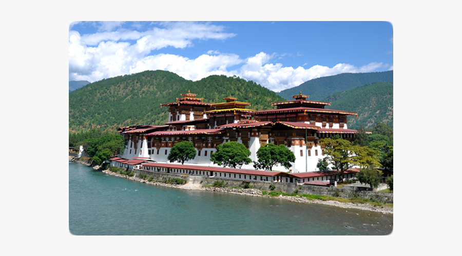 Clip Art Bhutan Architecture - Punakha Dzong, Transparent Clipart