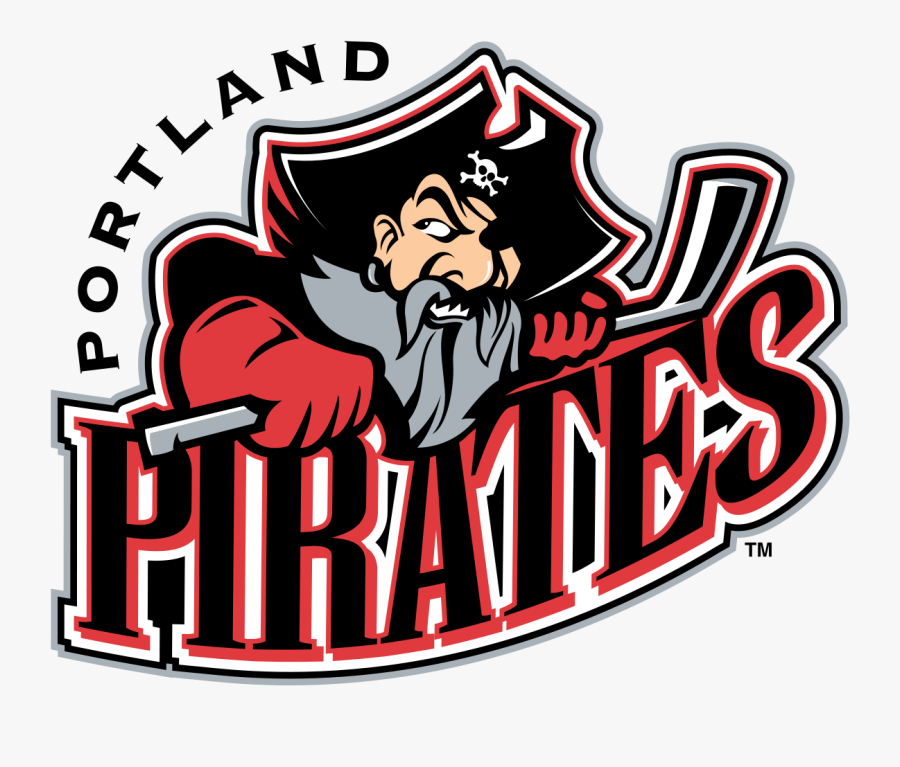 Portland Pirates Logo, Transparent Clipart