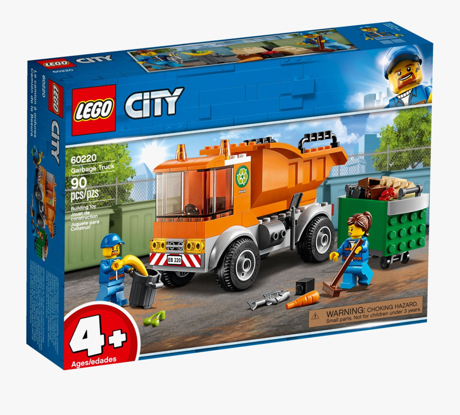 60220 Garbage Truck - Small Lego City 2019, Transparent Clipart