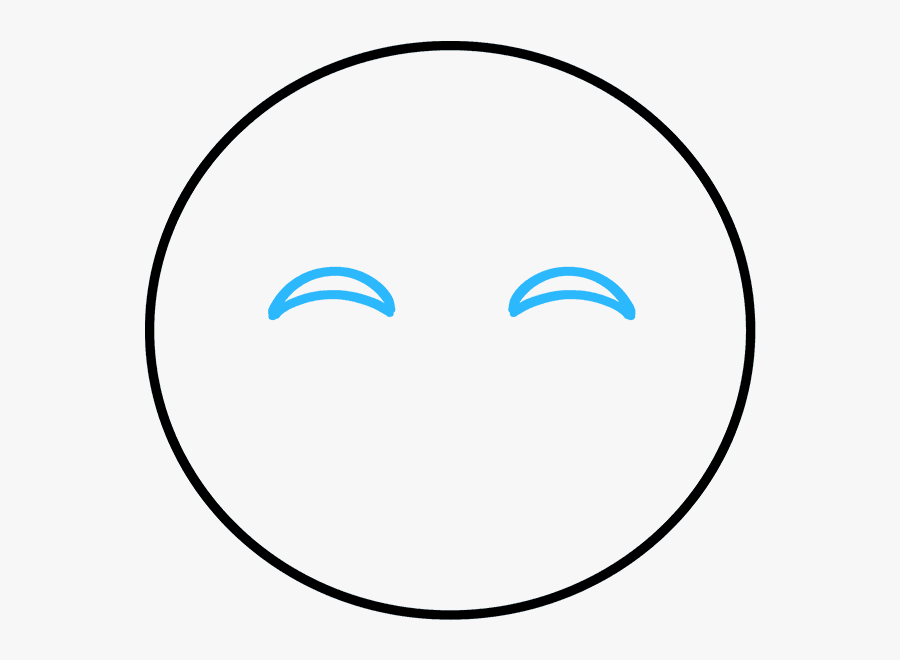How To Draw Crying Laughing Emoji - Draw A Winking Face, Transparent Clipart