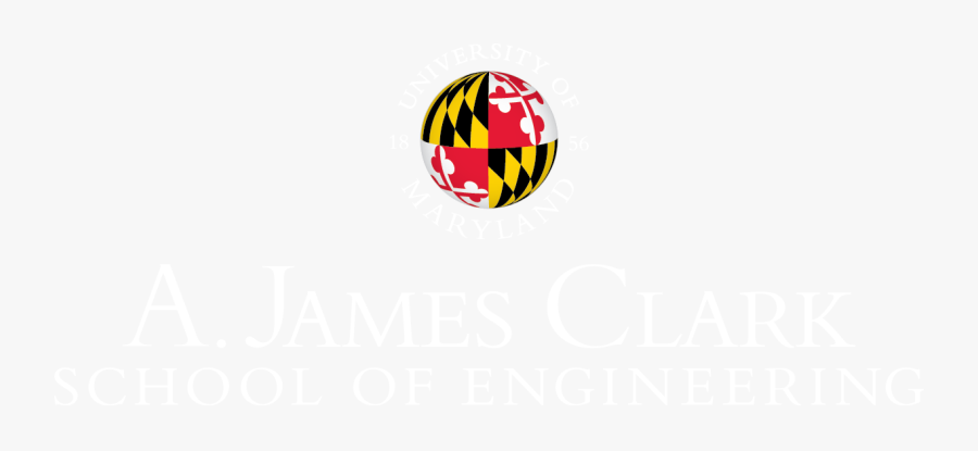 Clark Secondary Logo On Dark Background - University Of Maryland, Transparent Clipart