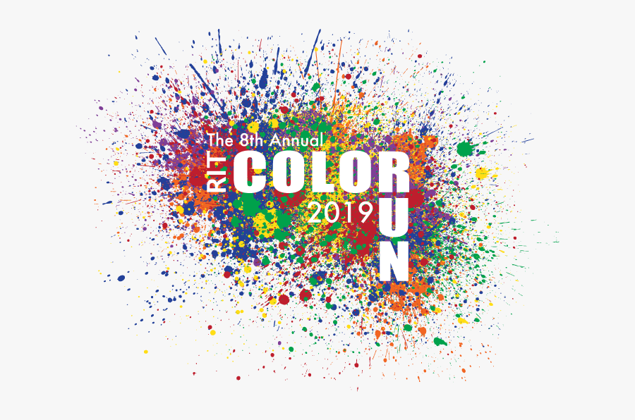 Rit Color Run 2019 Logo - Color Run Logo 2019, Transparent Clipart