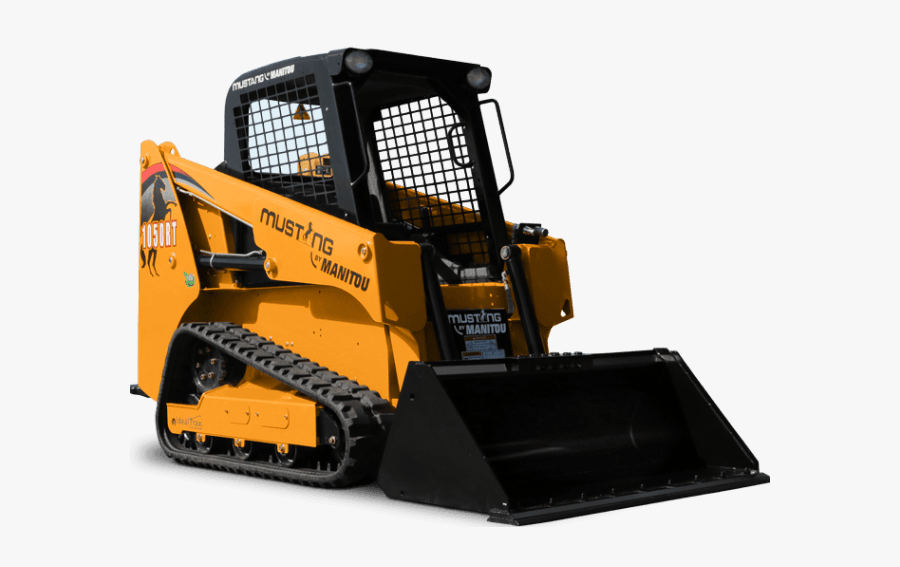 Mustang 1050rt Track Loader - Bulldozer, Transparent Clipart