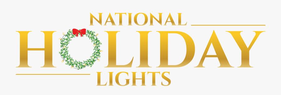 National Holiday Lights, Transparent Clipart