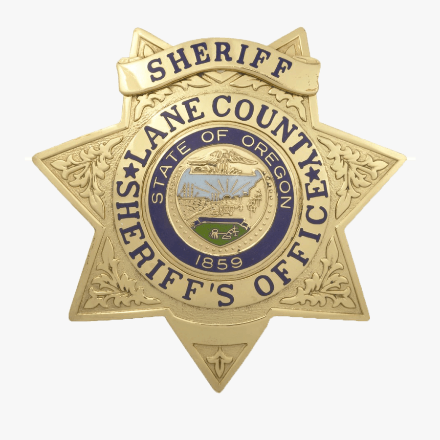 Clip Art Sheriff S Office Lane - Lane County Sheriff Badge, Transparent Clipart