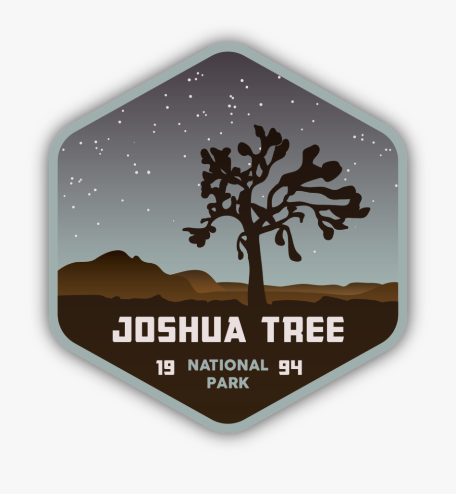 Joshua Tree National Park Logo, Transparent Clipart