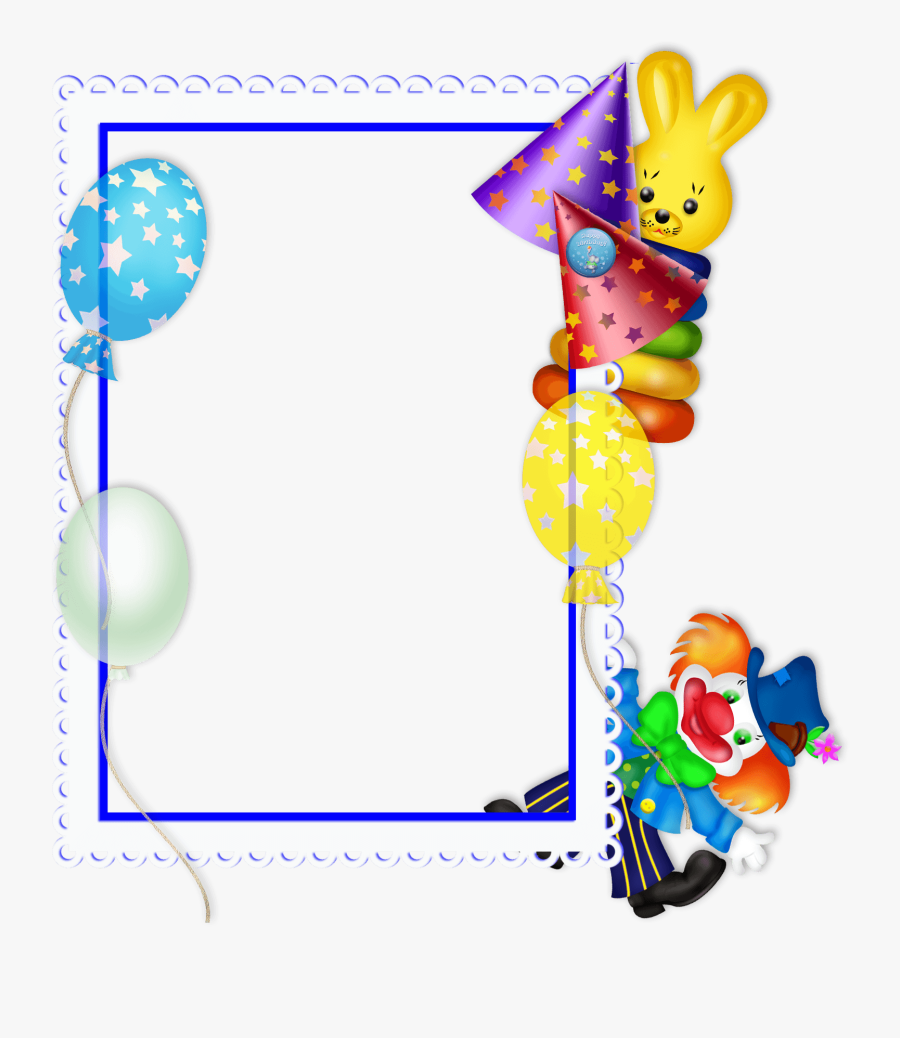 Princess Clipart Borders And Frames - Happy Birthday Frame Png, Transparent Clipart