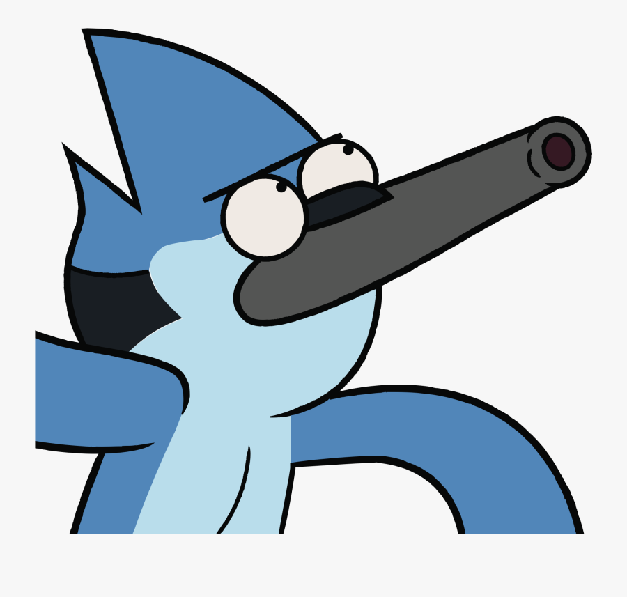 Mordecai Regular Show Icon, Transparent Clipart