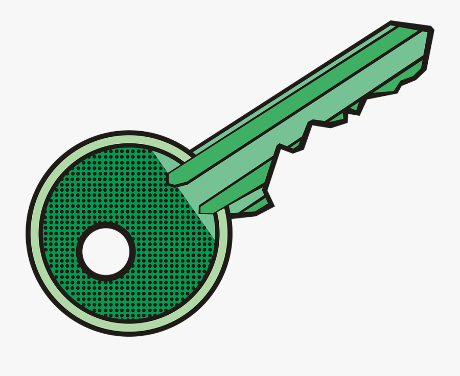 Old Drawing Lock And Key - Desenho De Chave De Porta, Transparent Clipart