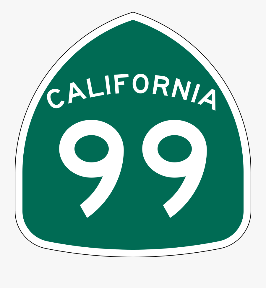 Roadsign Vector State California Route - California 57 Freeway, Transparent Clipart