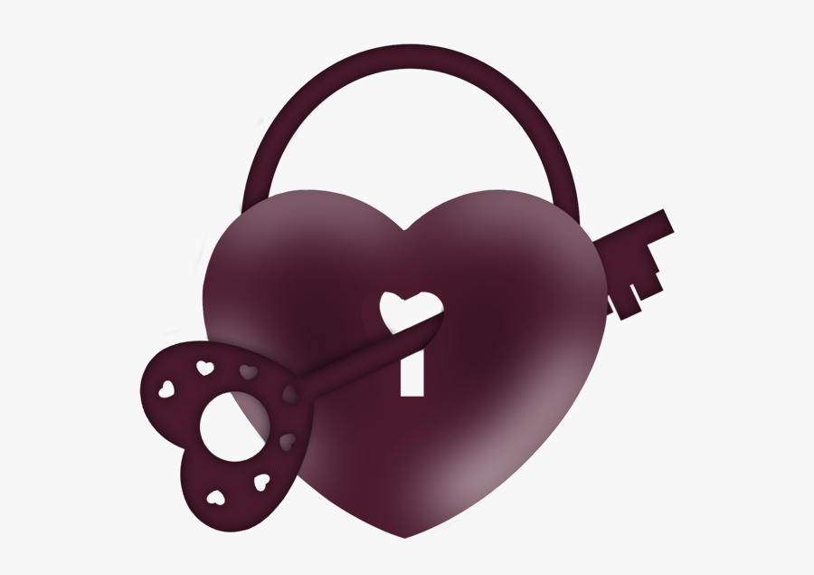 Lock And Key Heart Love, Transparent Clipart