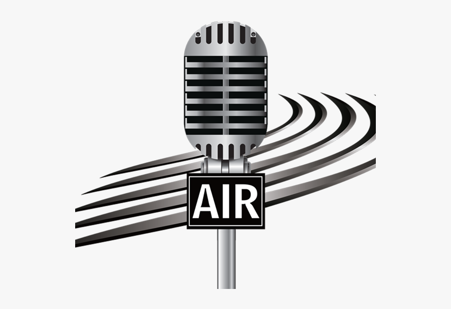 Transparent Radio Mic Clipart - Radio Microphone Logo Png, Transparent Clipart