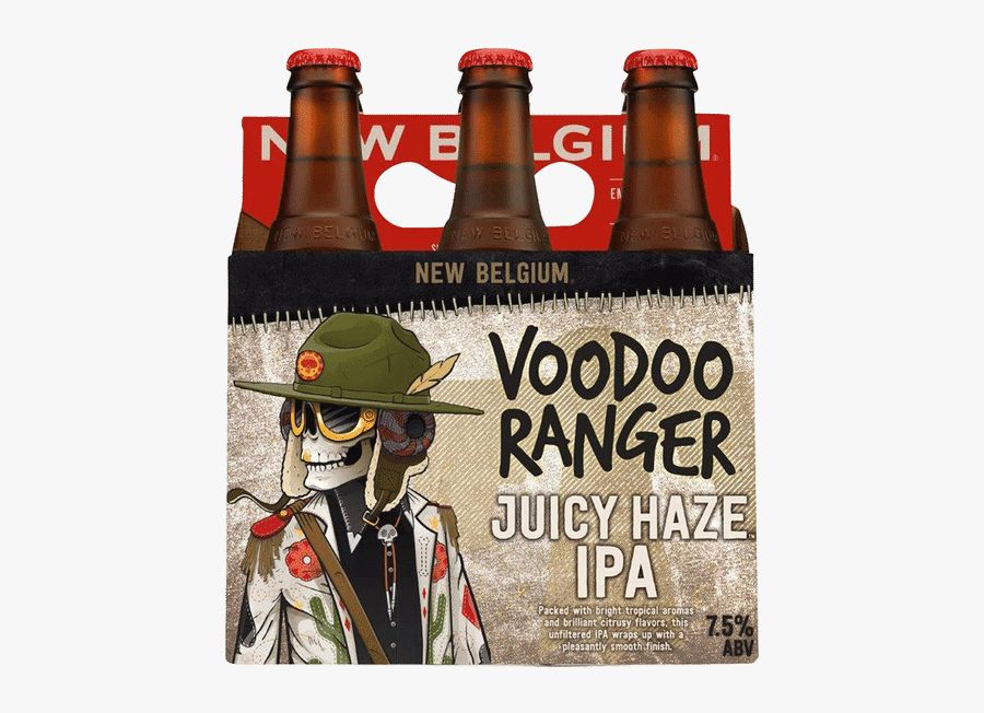 New Belgium Voodoo Ranger Juicy Haze Ipa - Voodoo Ranger Juicy Ipa, Transparent Clipart