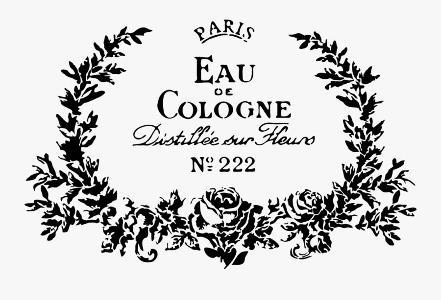Etiquette Eau De Cologne, Transparent Clipart