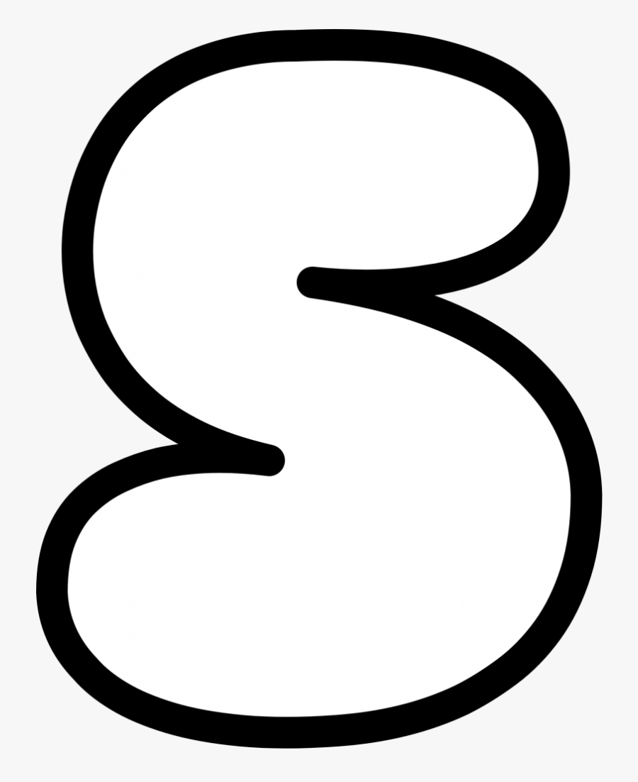 Bubble Writing Letter S , Free Transparent Clipart - ClipartKey