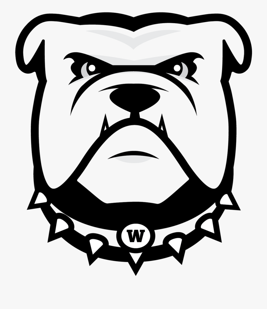 Drawing Bulldogs Logo - Watkins Middle School Logo, Transparent Clipart