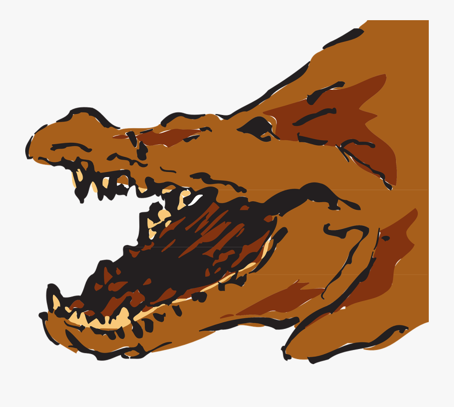 Alligators Brown Mouth Free Picture - Karnivor Animal Klip Art, Transparent Clipart