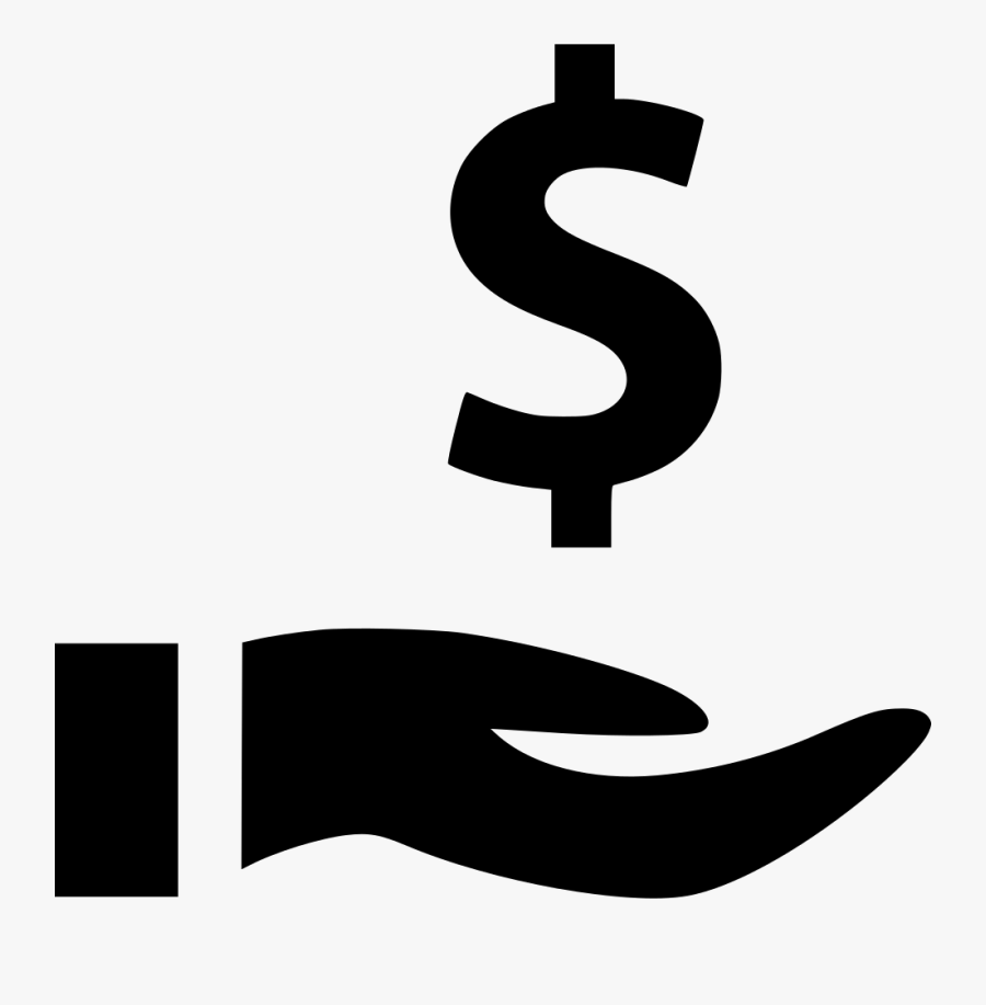 Hand Dollar Sign Real Estate Home, Transparent Clipart