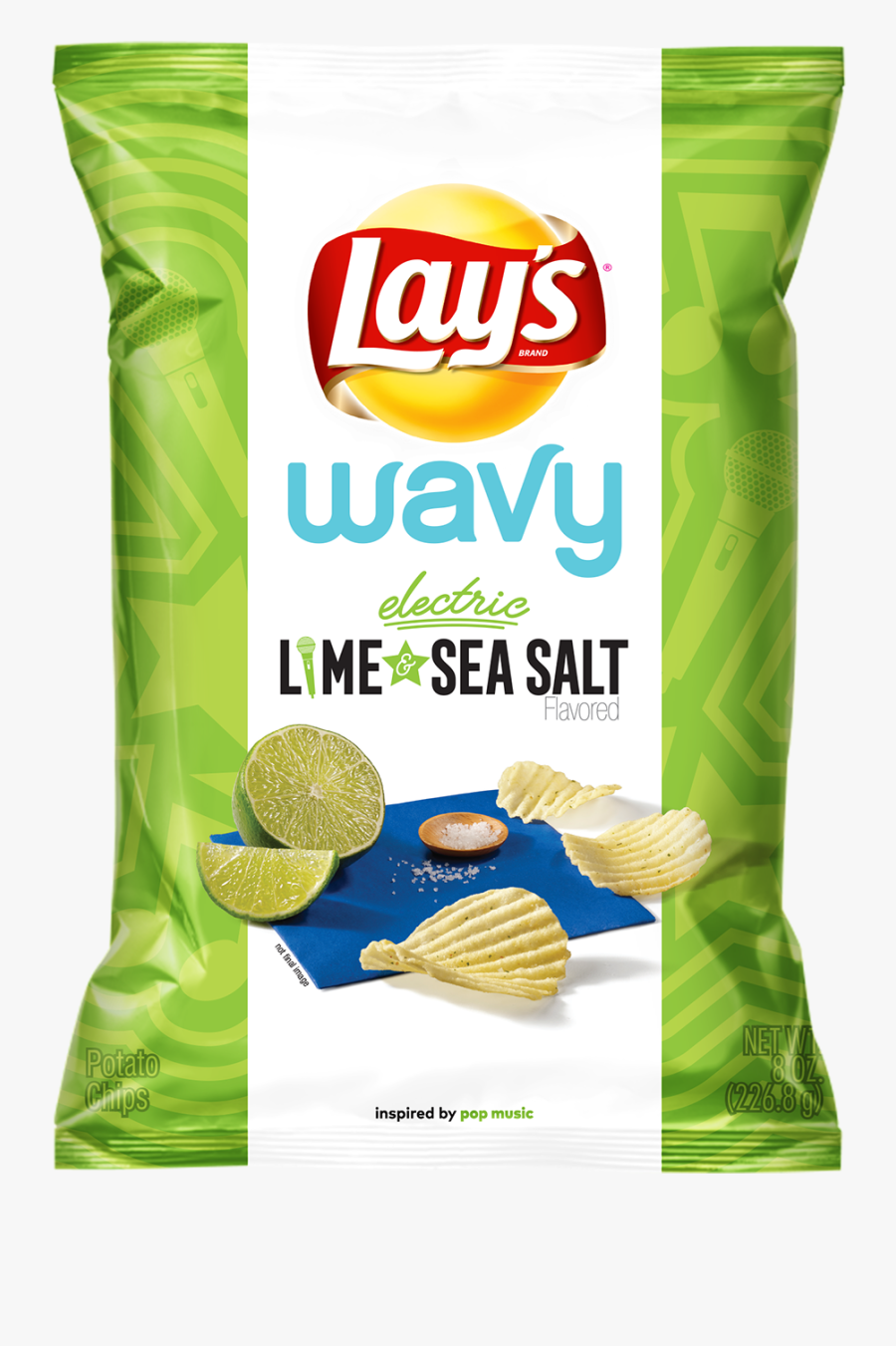 Image - Lays Lime And Sea Salt, Transparent Clipart