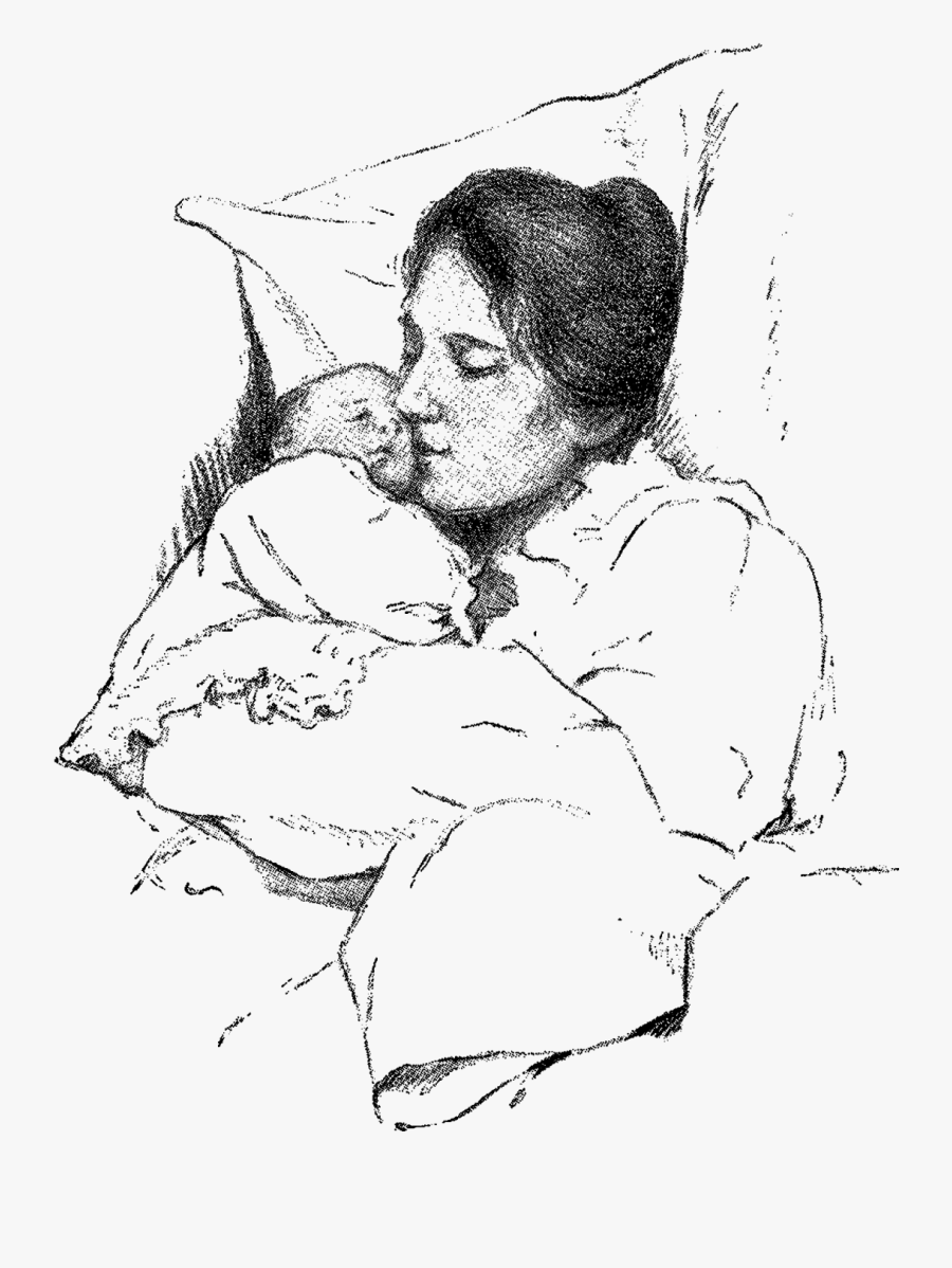 Newborn Baby With Mother Clipart, Transparent Clipart