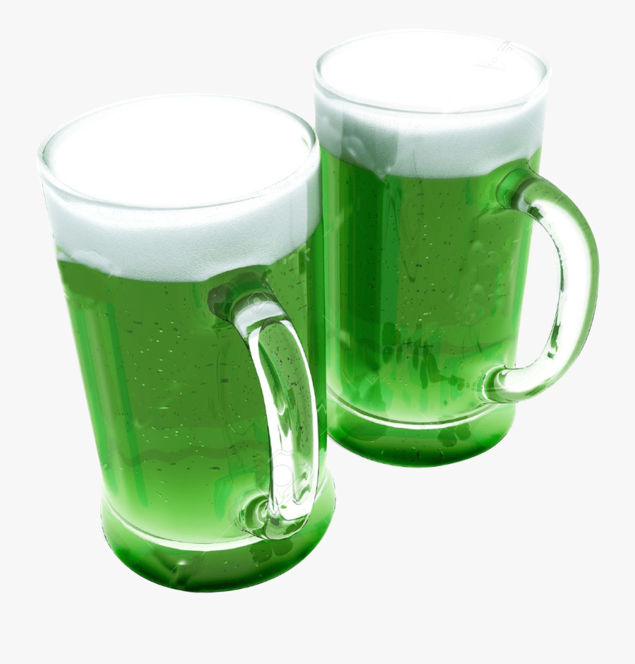 Green Beer Pint Png - St Patrick's Day Beer Png, Transparent Clipart