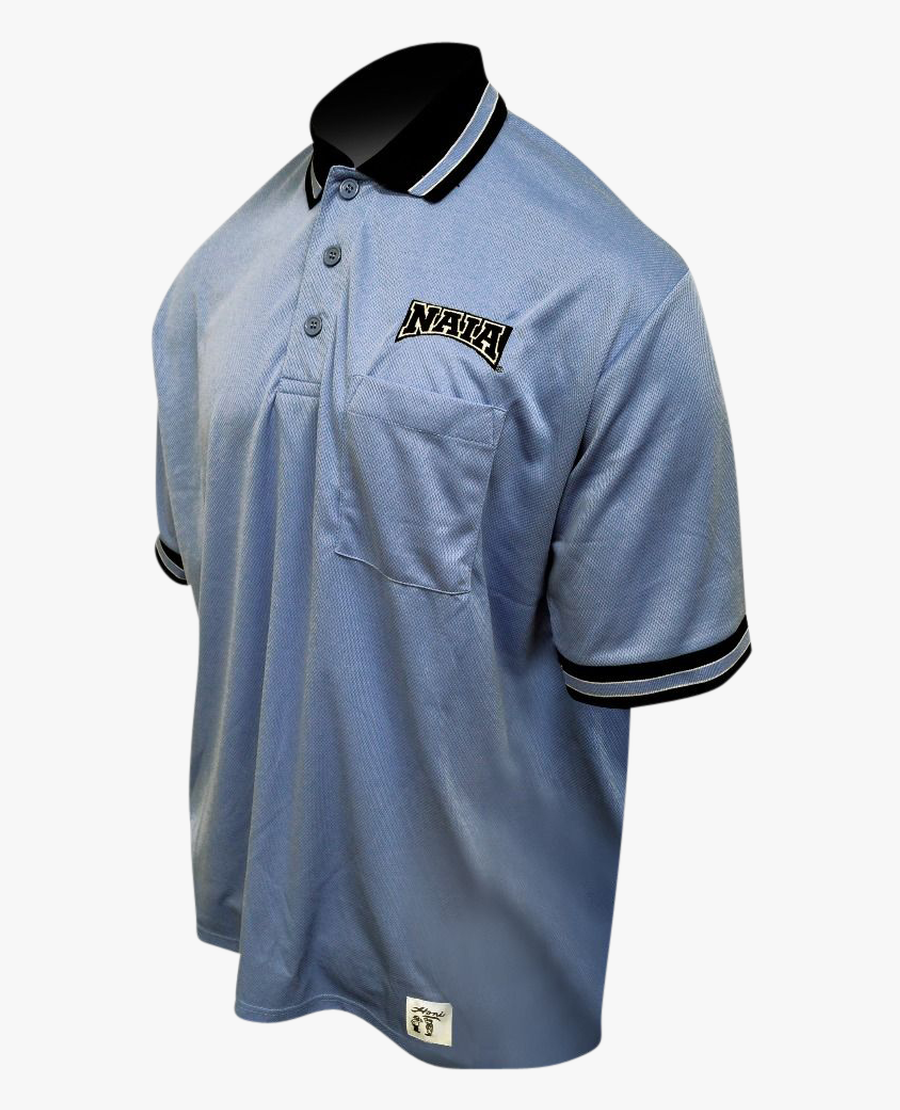 Honig"s Naia Polo Blue Baseball Umpire Shirt With Black - Polo Shirt, Transparent Clipart