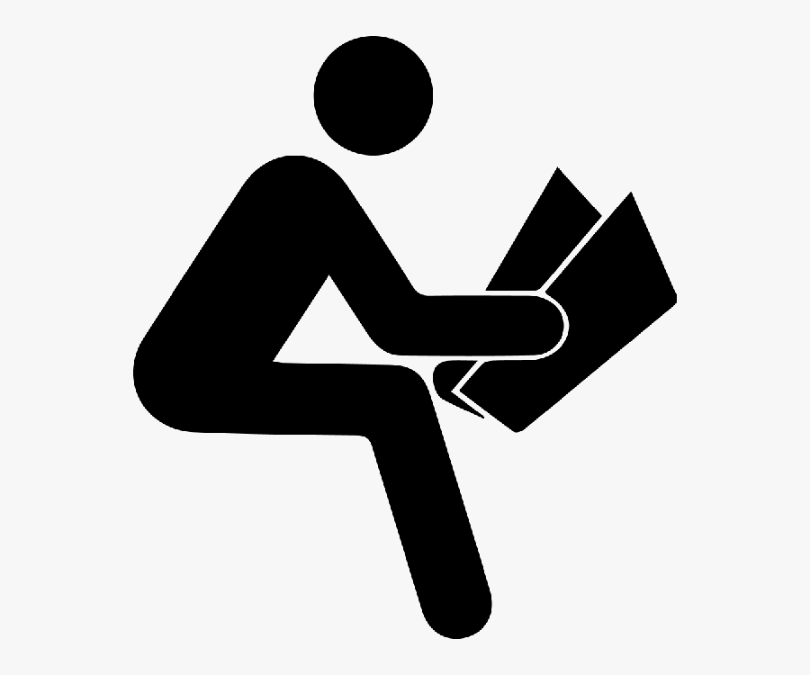 Help Building Better Courses - Stickman Reading A Book, Transparent Clipart