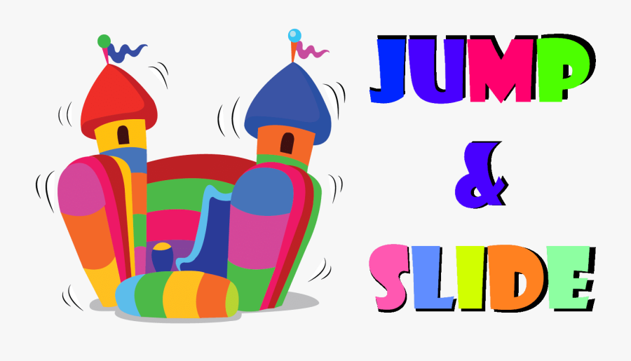 Jump & Slide - Bouncy Castle Family Funday Poster, Transparent Clipart