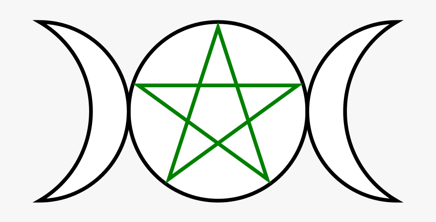 Triple Goddess Pentagram - Sir Gawain Pentangle, Transparent Clipart