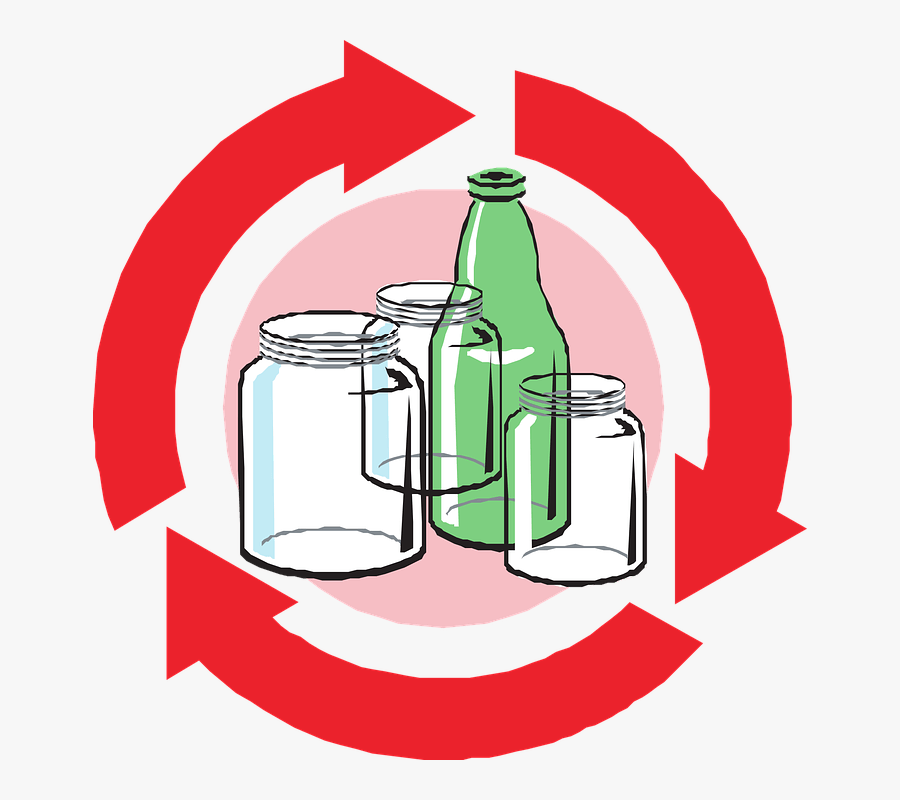 Recycling Glass - Recycled Glass Symbols Uk, Transparent Clipart