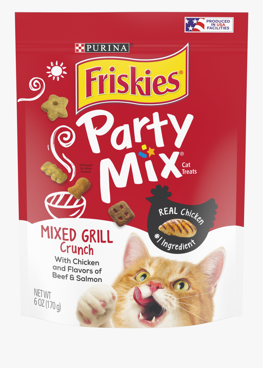 Friskies Party Mix Mixed Grill Crunch, Transparent Clipart
