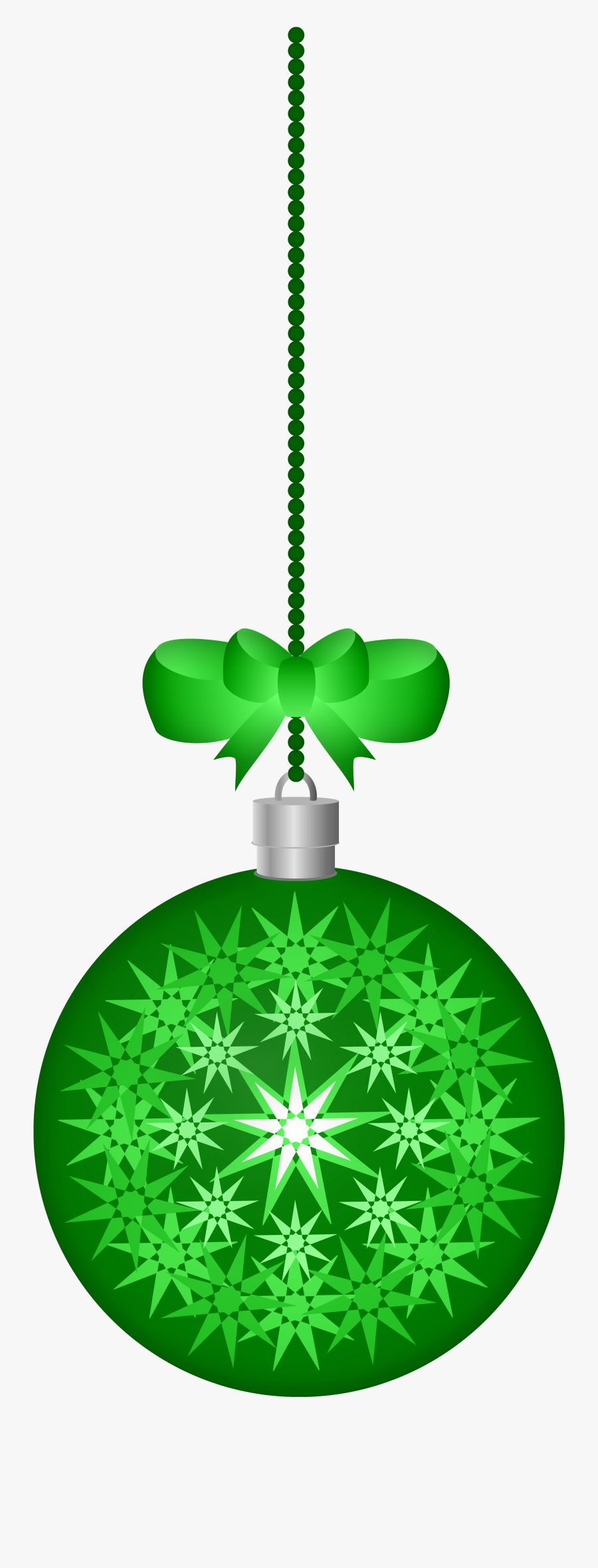 Christmas Ornaments Green Transparent, Transparent Clipart